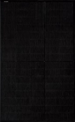 405-425w 2x40 ячеек Все черные бифациальные солнечные модули 182 мм 16BB полуячечные солнечные модули