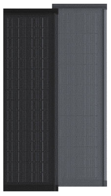 HJT CELLS 95W 100W 105W Устойчивые к погодным условиям BIPV солнечные плитки Черные прямоугольные солнечные панели крыши CE сертифицированные