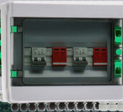 GYPV/2-1 DC Combiner Box 2 In 1 Out 20A/32A Максимальный выходный переключательный ток с одночасовым выключателем