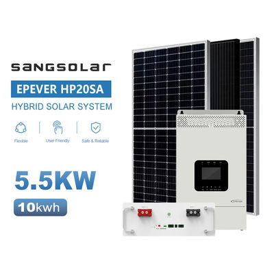 SANG Solar Off Grid Солнечная система для дома 3.5KW 5.5KW 48V 220V 230V с 5kwh 10kwh 15kwh литийной батареей