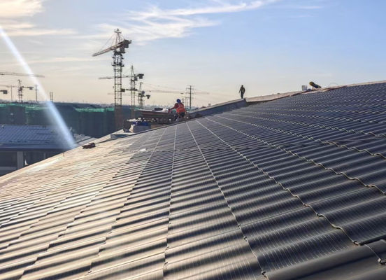Внешние габариты 723*500*41 мм 40 Вт BIPV солнечная панель с передним стеклом 5 мм стеклянный задний лист