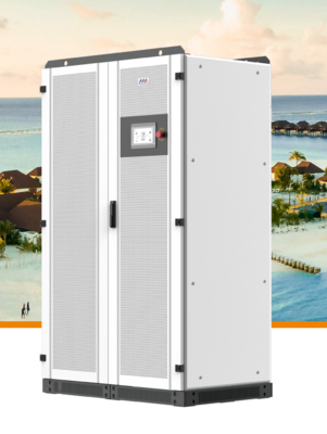 Инвертор для умных микросетей мощностью 150 кВт с мощностью 165 кВА и Quad MPPT